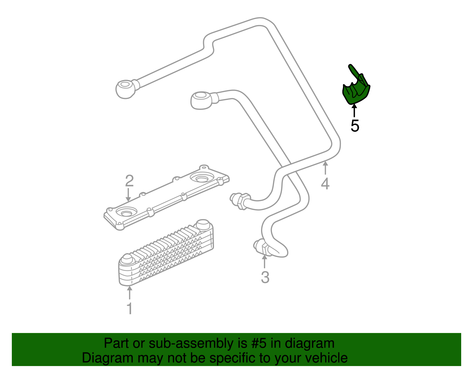 Clamp, Eng Oil Clear Pipe - GM (90502262)