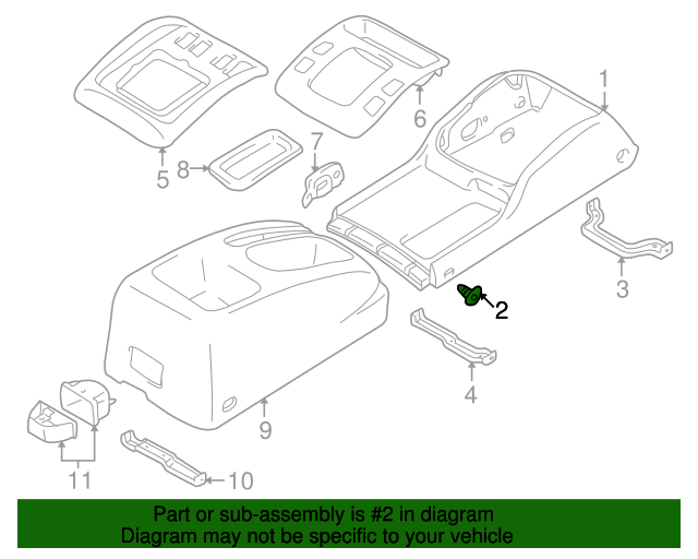 19992004 Chevrolet Tracker Retainer, R/Seat Belt Retr Tr Cover