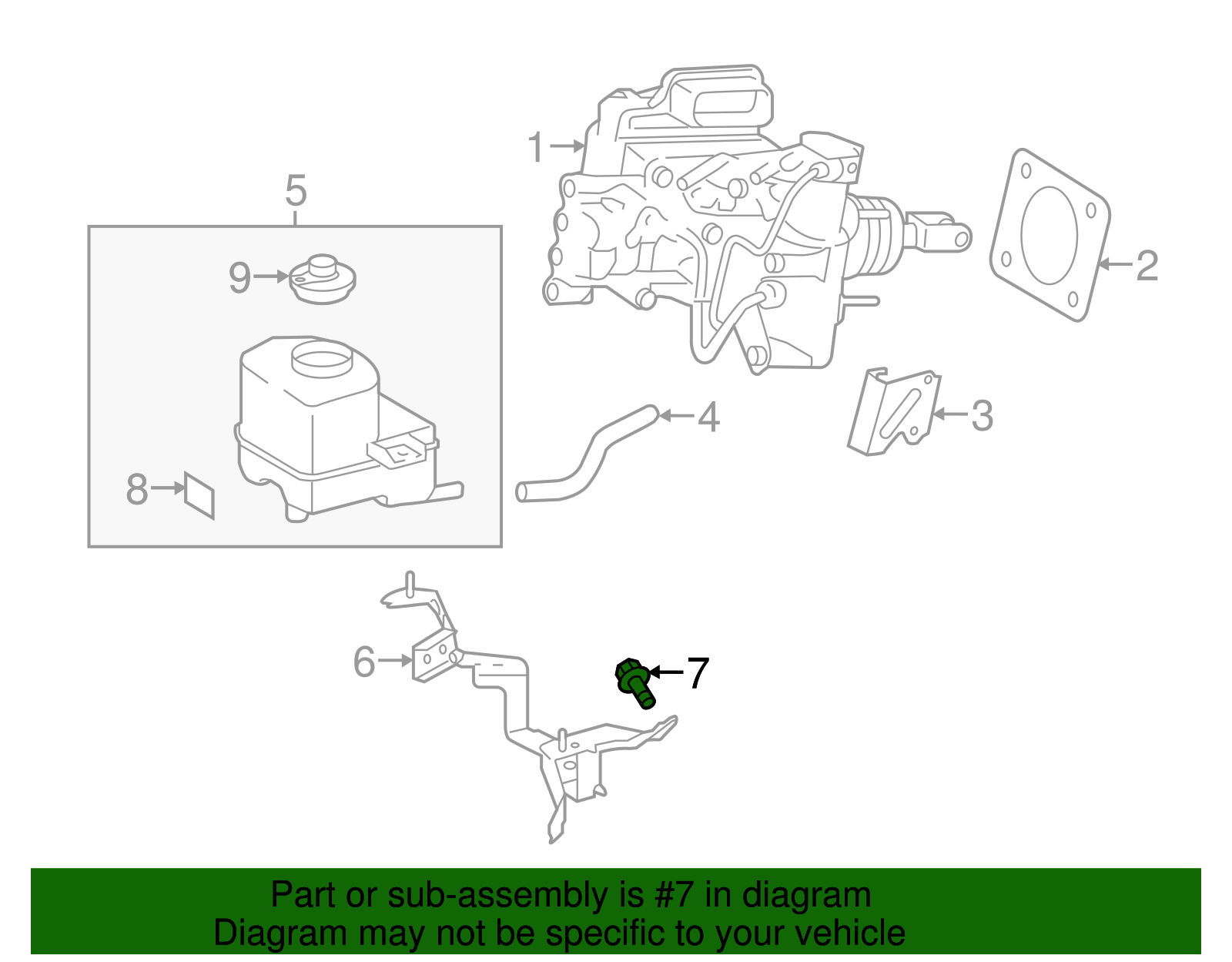ABS Modulator Bolt - Scion (90119-A0182)