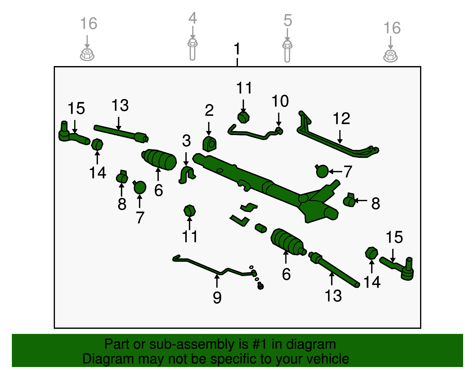 Steering Gear Assembly - GM (92236162)