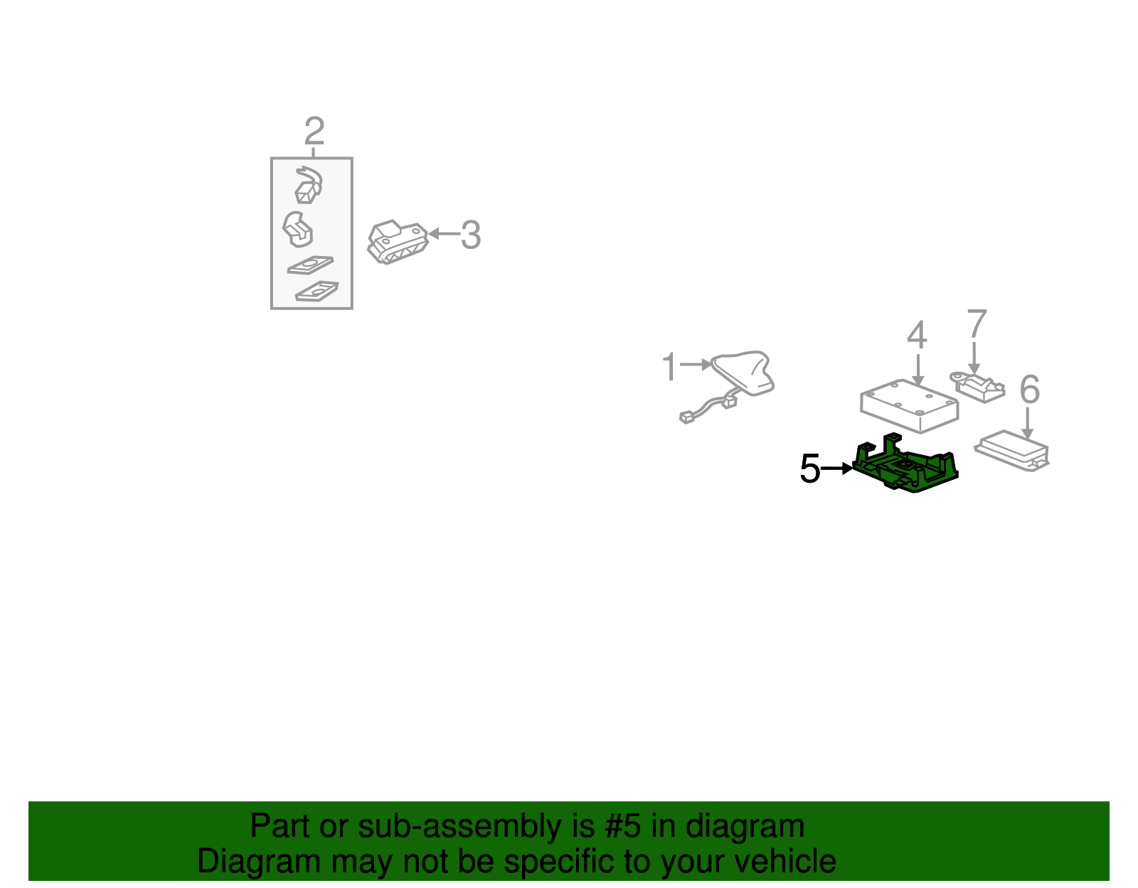 Communication Interface Module Bracket - GM (84023483)