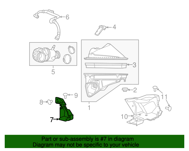 23507394 GM Intake Air Splash Shield GM Parts Store