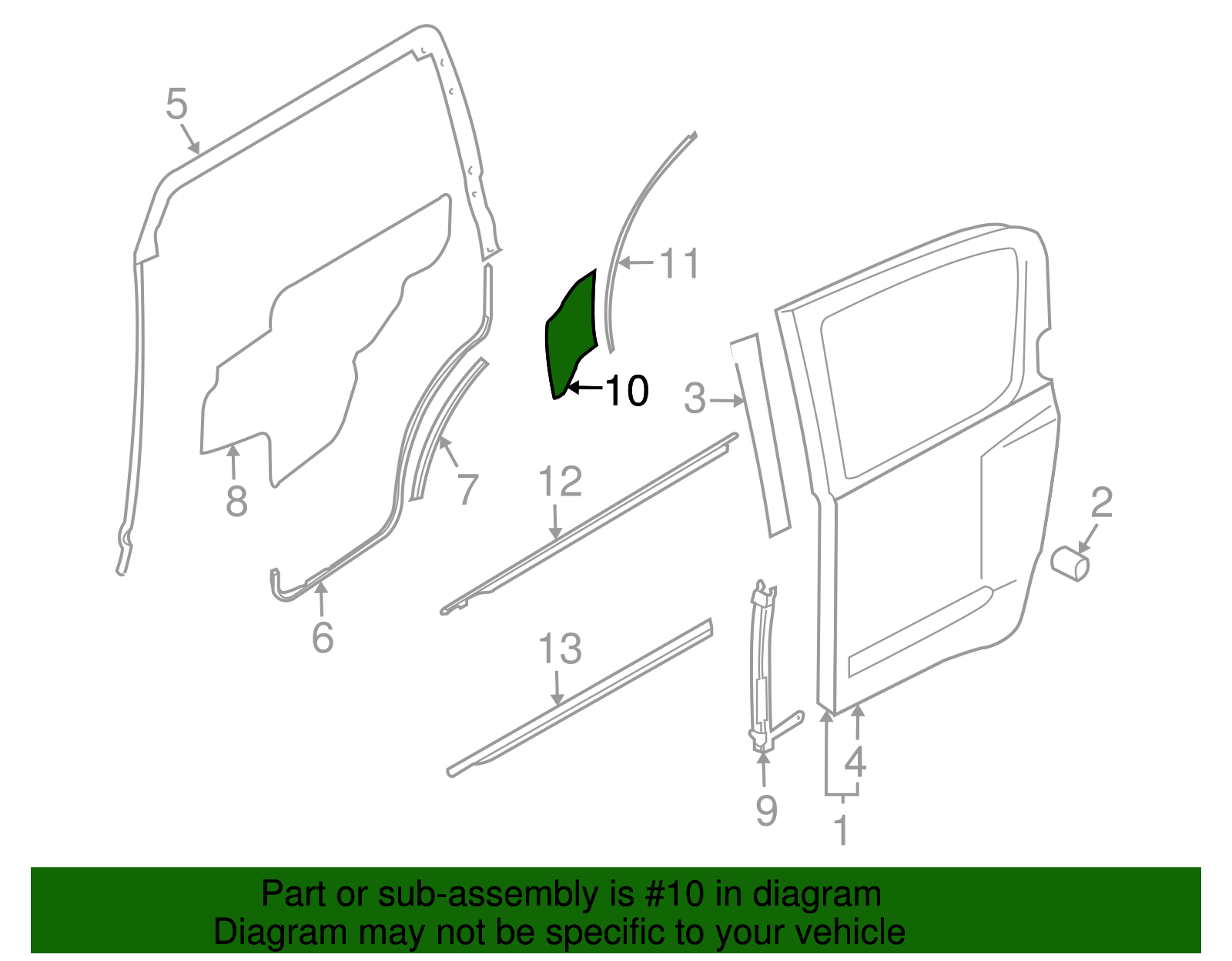 2005-2015 Nissan Xterra Corner Trim 82892-9CD0A | Ziegler Nissan of ...