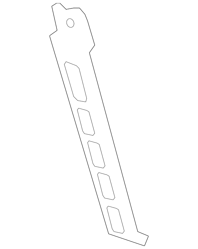 Rear Bumper Fascia Reinforcement - GM (84407020)