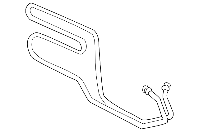 Genuine GM Parts 15159570 Power Steering Fluid Cooling Pipe Genuine GM Parts 15159570 Power Steering Fluid Cooling Pipe