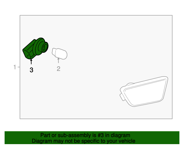 42333981 Front Side Turn Signal Lamp Socket 20112016 Chevrolet