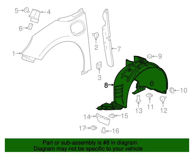 84134255 Liner New OEM Part From GM Parts Direct GM Parts Store