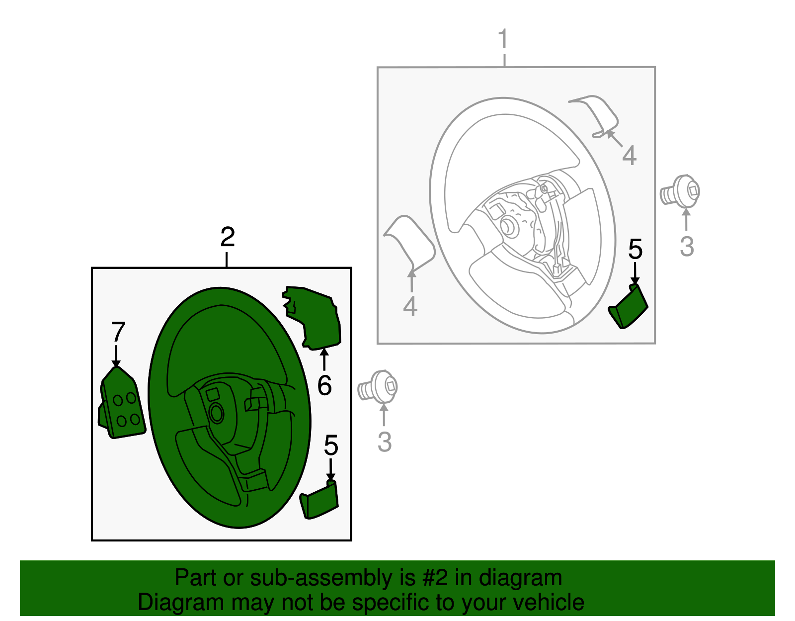 Steering Wheel 3C8-419-091-CB-E74