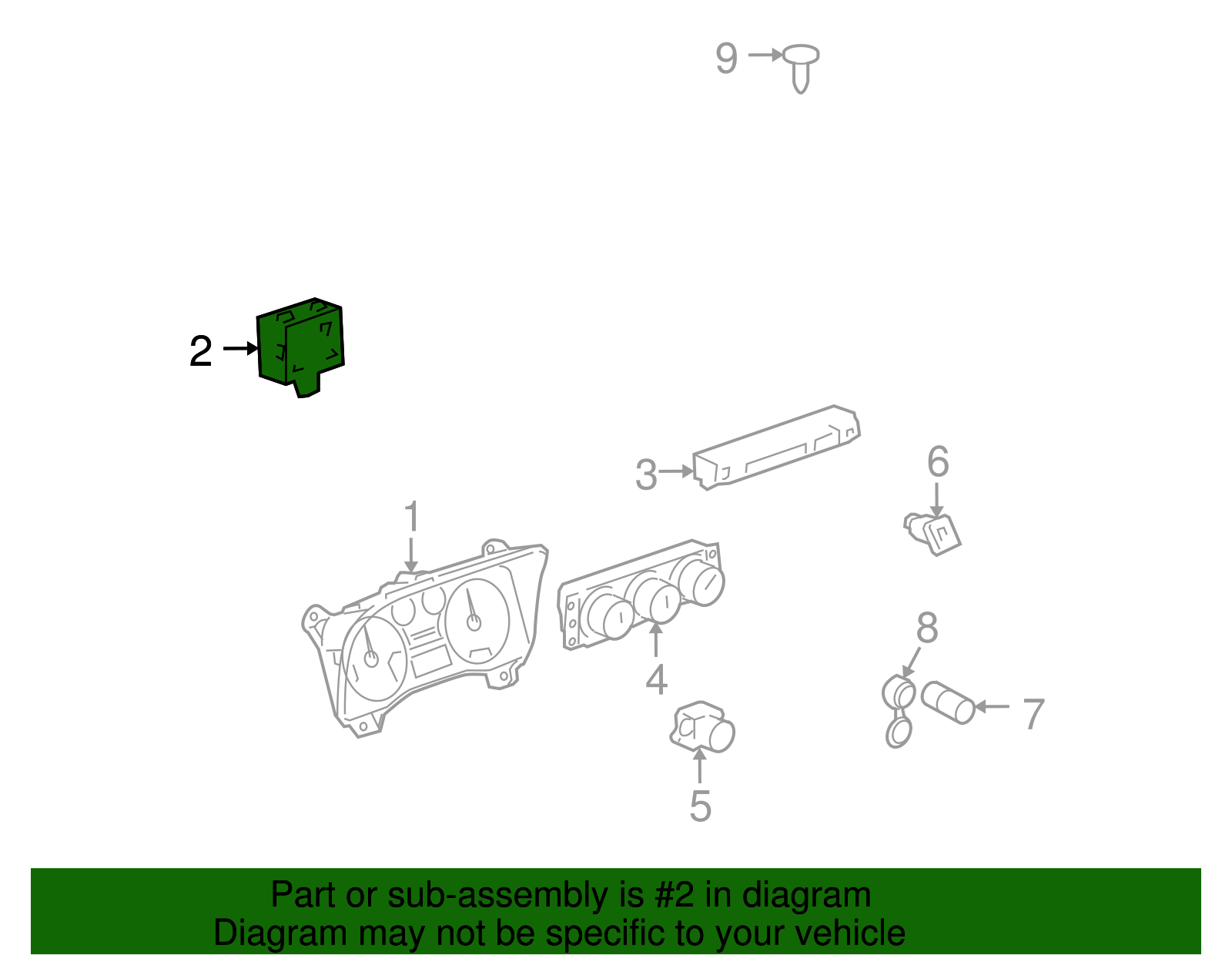 Switch Assembly-Hdlp - GM (15101467)