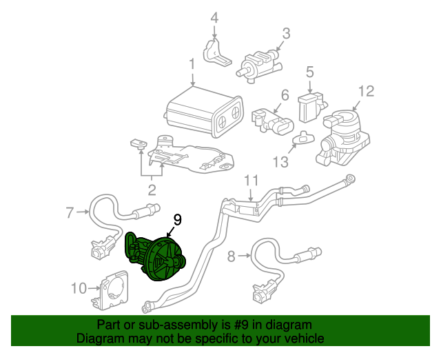20042005 GM Secondary Air Injection Pump 12574379 GM Parts Online