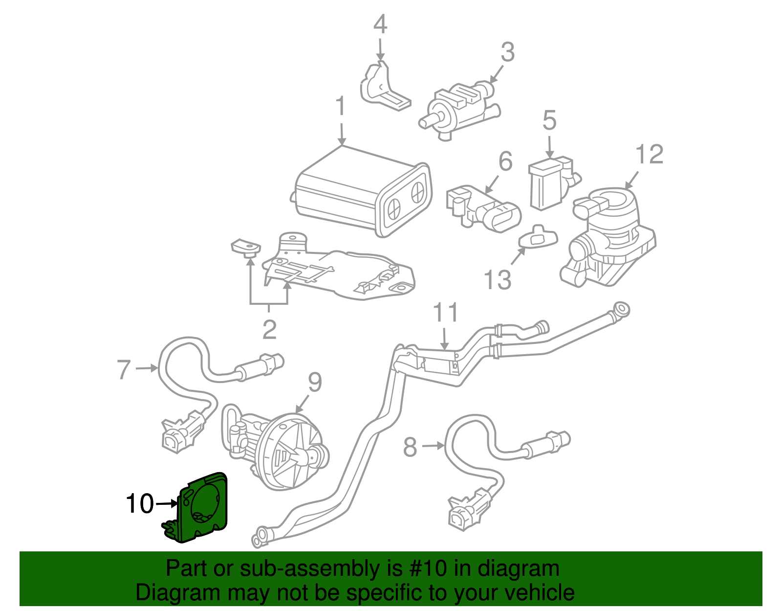A.I.R Pump Bracket - GM (88983115)