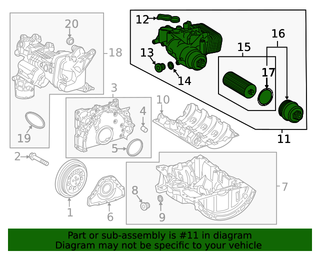 20202023 MercedesBenz Oil Filter Housing 1391802200 MB OEM Parts