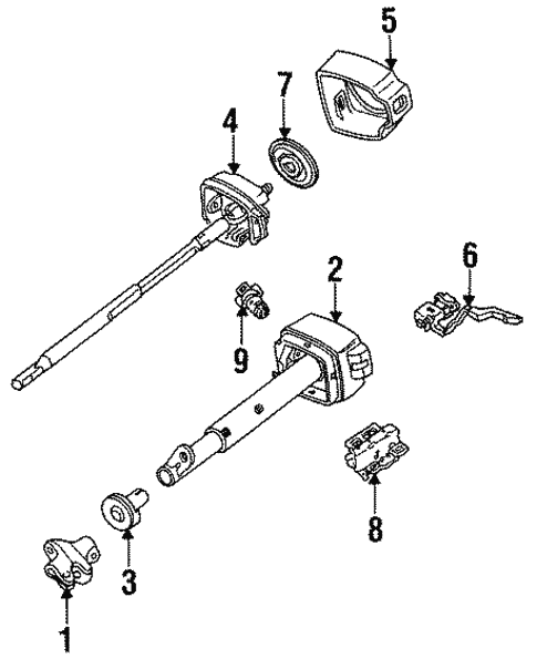 Ignition Lock for 1990 Chevrolet Corsica | GM Parts Online 1990 Chevy Corsica Ignition Switch Wiring Diagram GM Parts Online