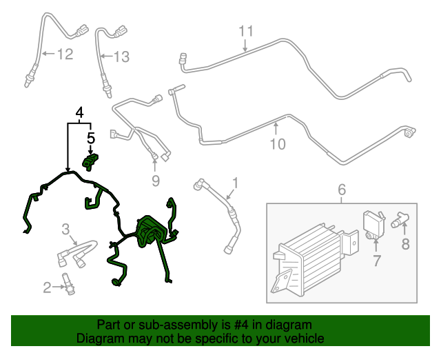 20152017 Ford F150 OEM Vacuum Hose FL3Z9S468B Ford Parts Center