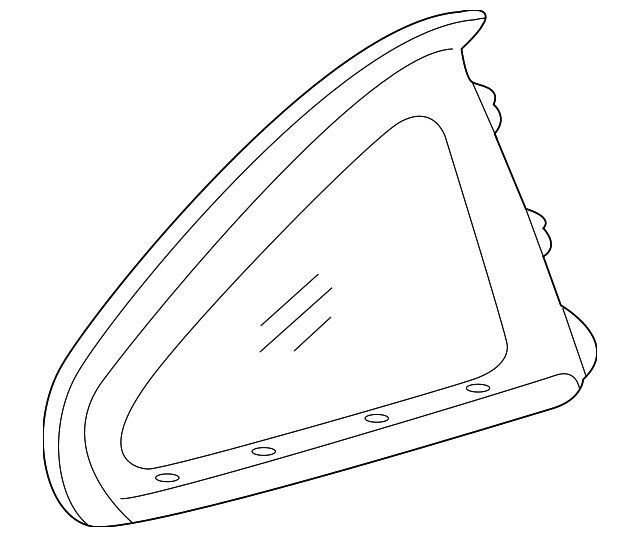 Driver Side Quarter Window - GM (92209201)