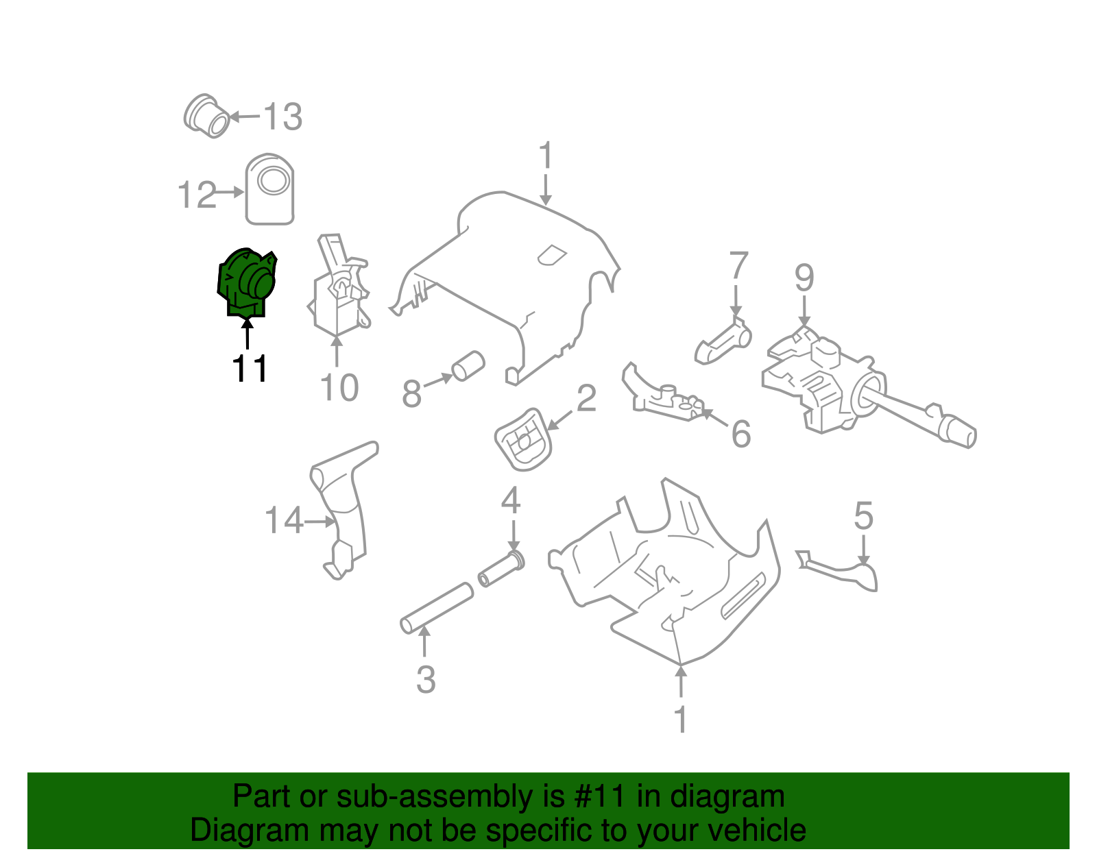 Ignition Switch - Buick (25757645)