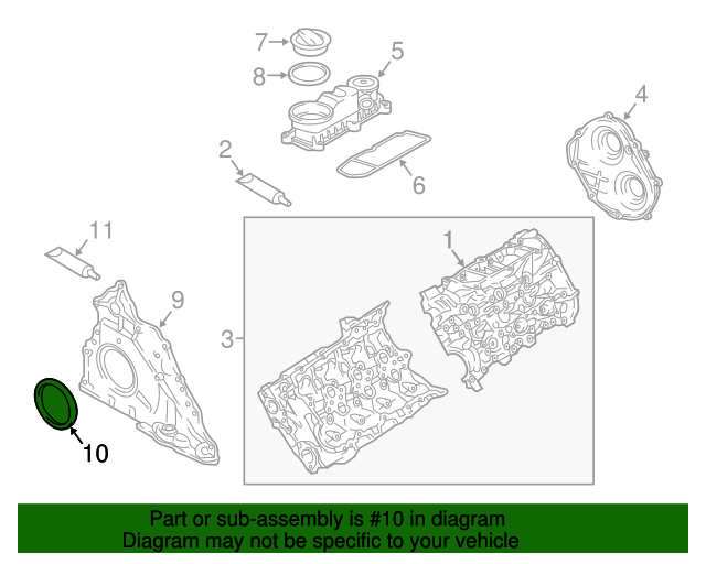 06E103051J Rear Main Seal 20162024 Audi Euro Parts 4 Less