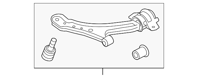 Ford Motorcraft MCF2310 OEM Front Driver Side Lower Control Arm CR3Z-3079-D Ford Motorcraft MCF2310 OEM Front Driver Side Lower Control Arm CR3Z-3079-D