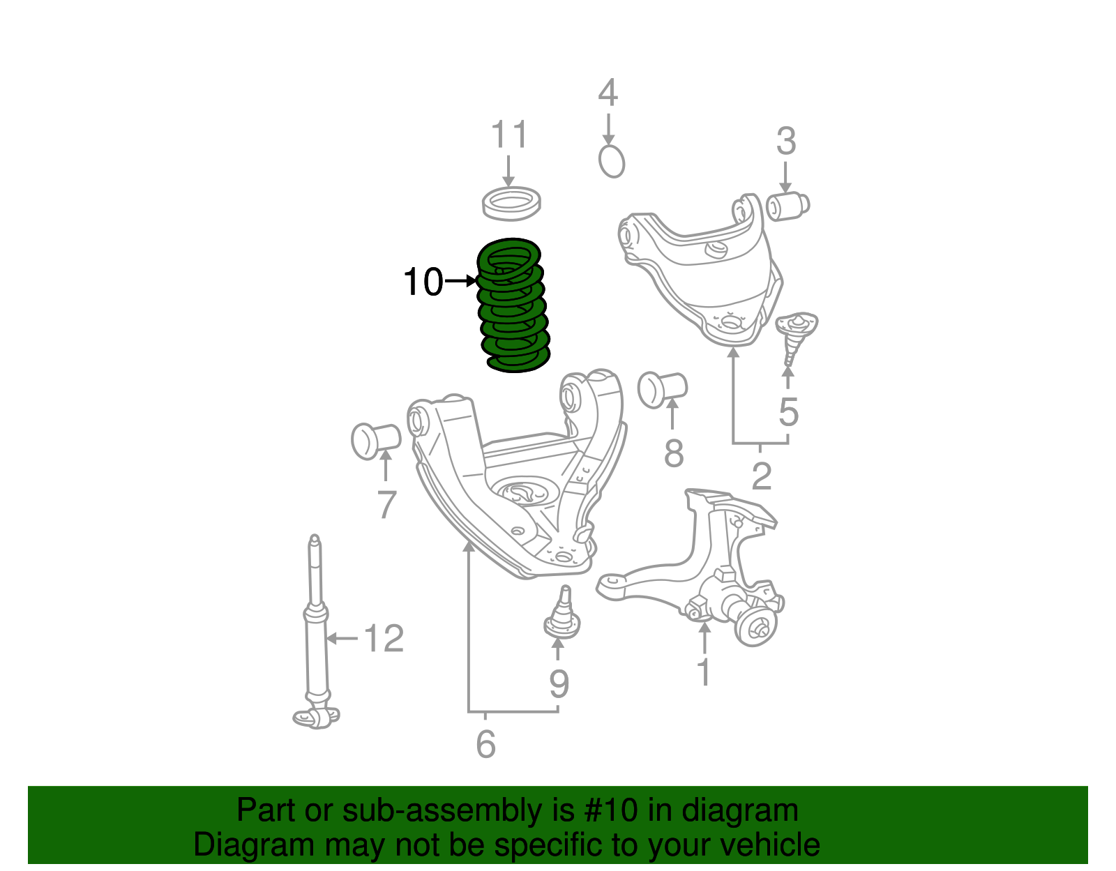 Front Coil Spring Set - GM (88913589)
