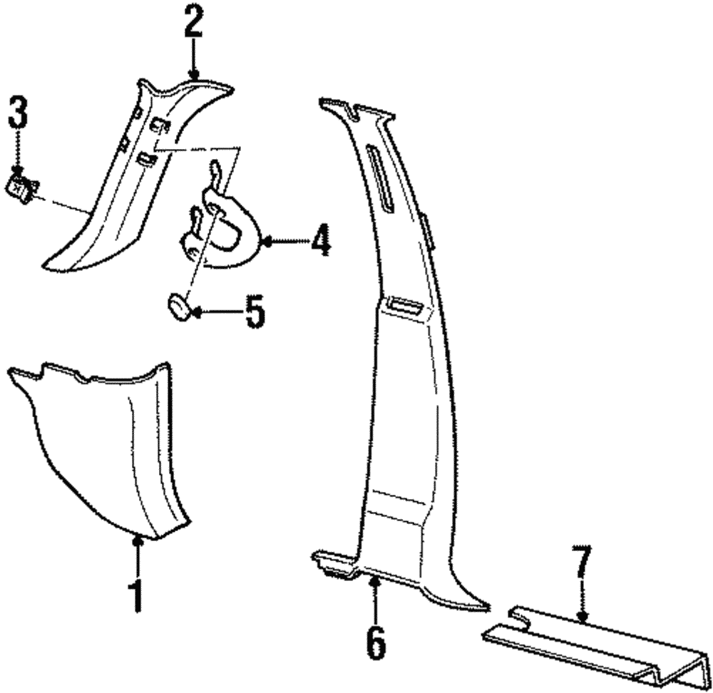 Cowl Trim - Ford (YL1Z-7802344-AAB)