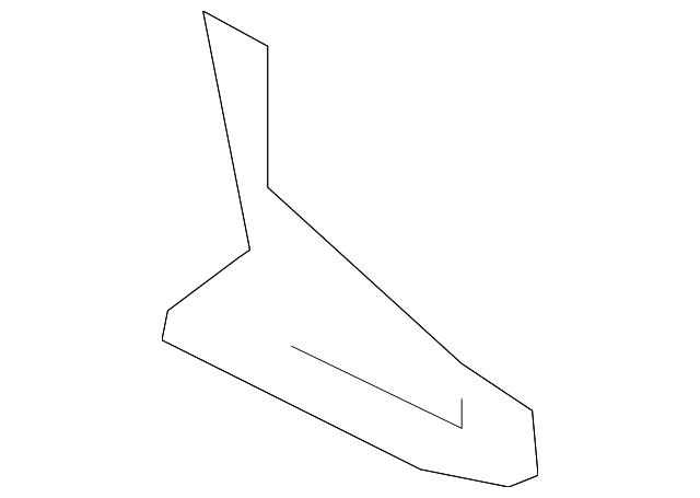 Upper Dash Panel Baffle - GM (10259062)