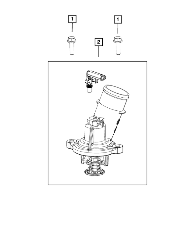 04893177AD Thermostat Housing 20142024 Ram Mopar Factory Parts