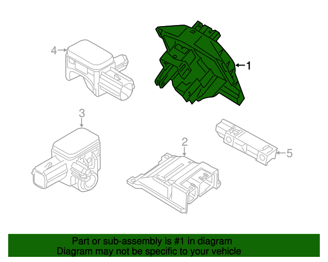20102013 Ford Transit Connect Clock Spring 3M5Z14A664B