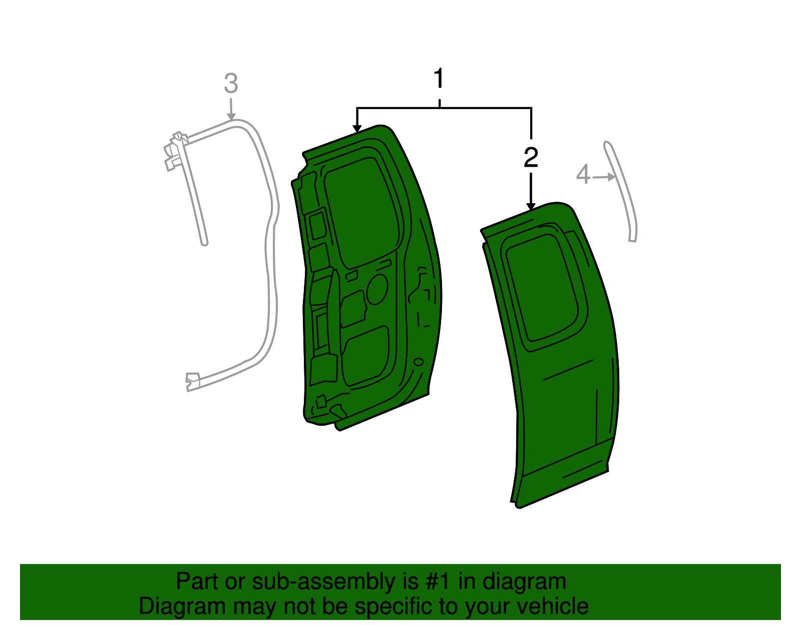 Door Shell - GM (89024112)