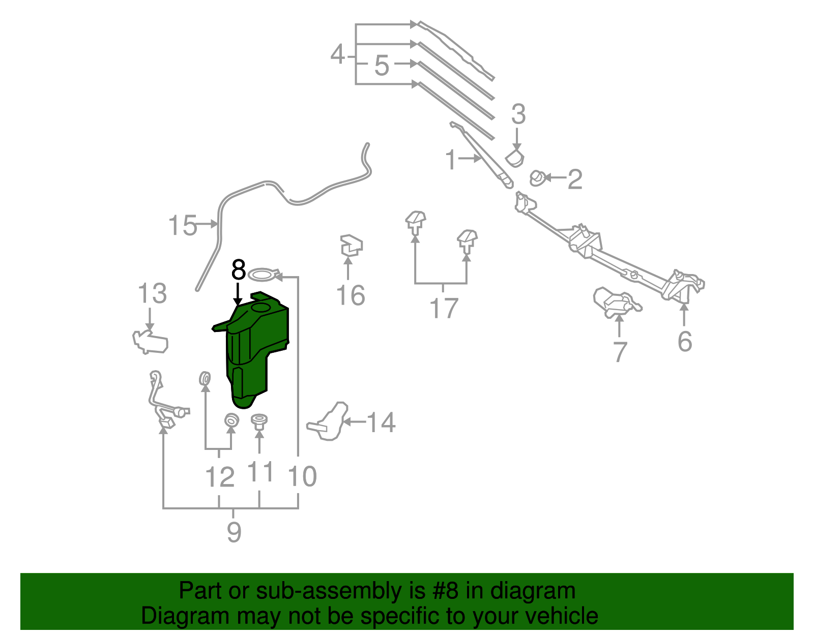 Washer Reservoir - Toyota (85315-35320)