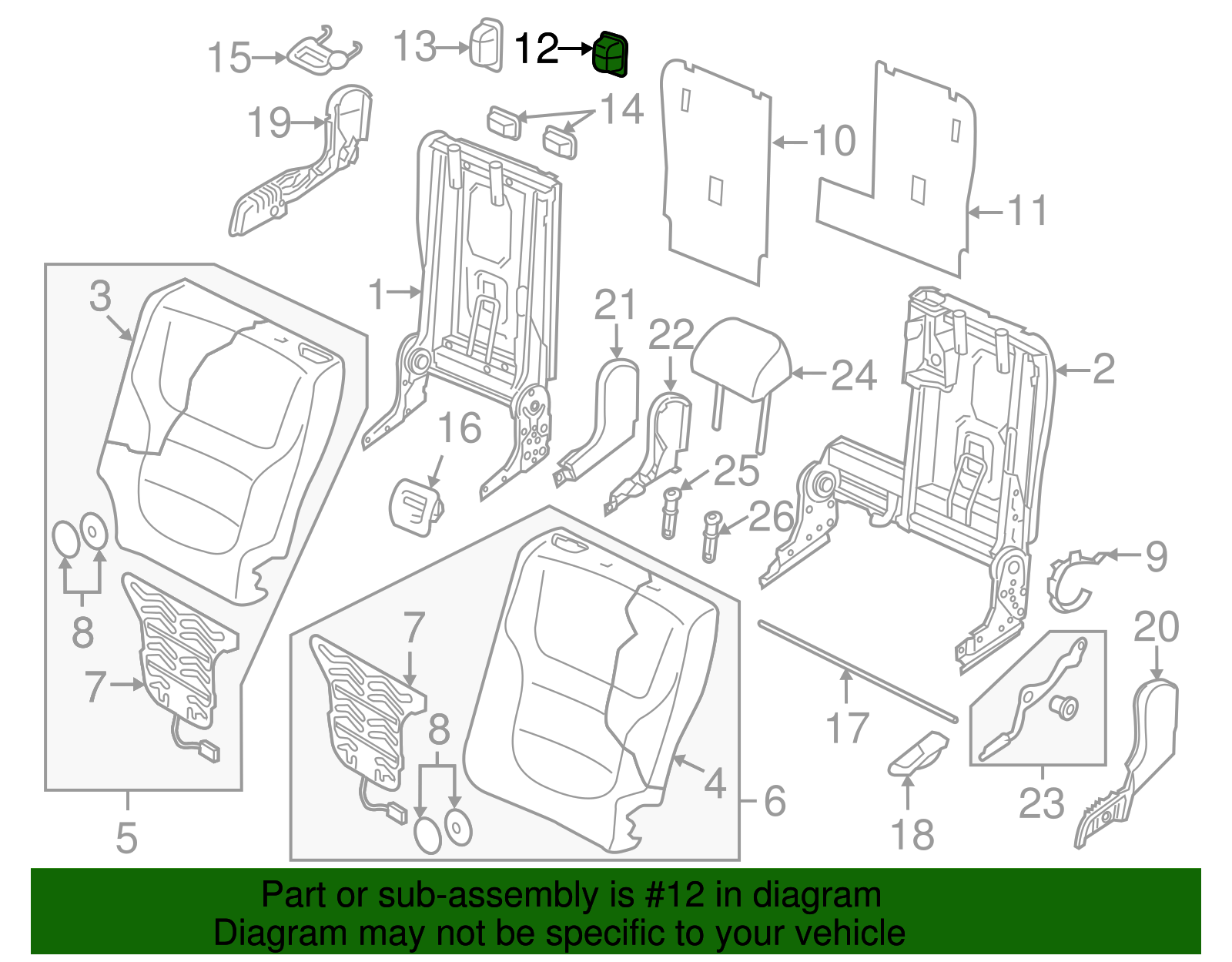 Cap - Volkswagen (8R0-887-301-B-82V)