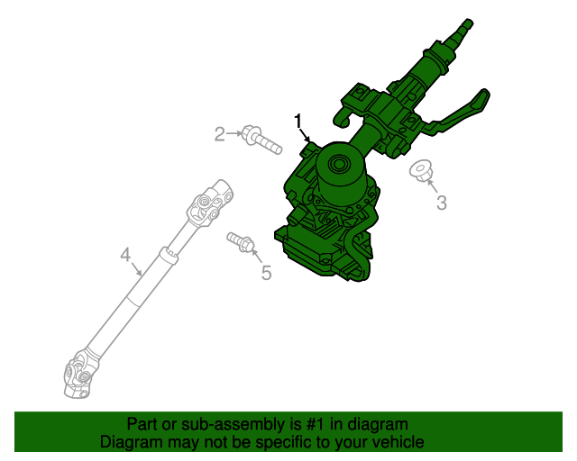 563101U500 Steering Column 2014 2015 Kia Sorento World Kia
