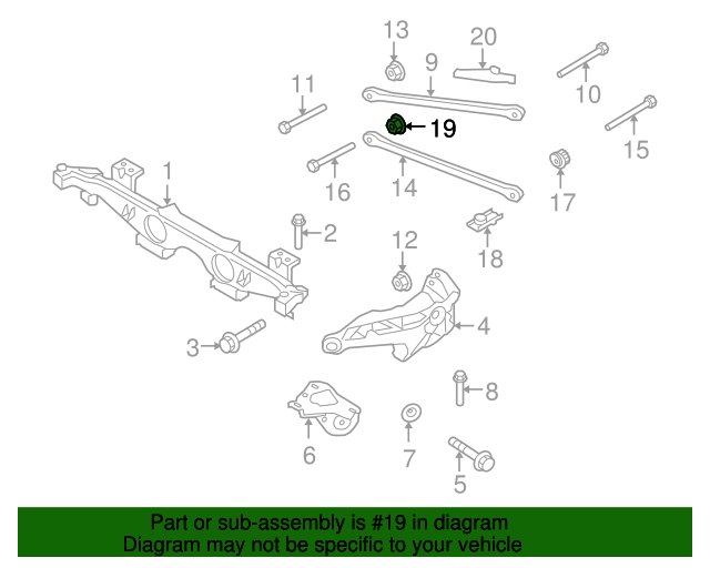 20072022 Mini Upper Control Arm Nut 33326760668 Mini Parts Direct