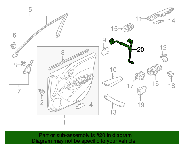 HYUNDAI Genuine 96126-2B000-CA Radio Blanking Cover