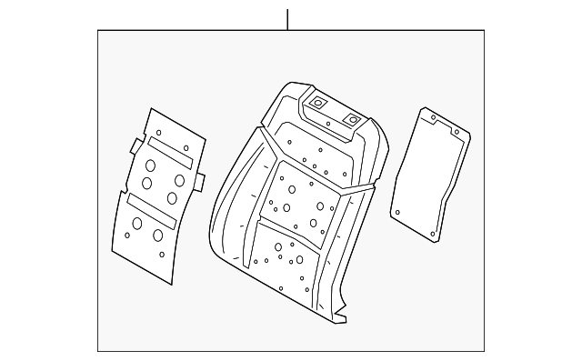 Seat Back Pad - Ford (LB5Z-7866800-F)