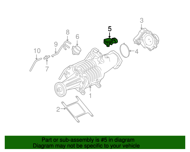 20022009 GM Barometric Pressure Sensor 19418810 GM