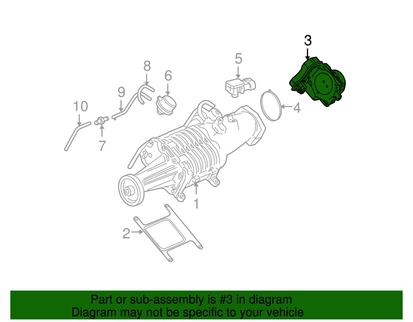 Fuel Injection Throttle Body - GM (12565553)