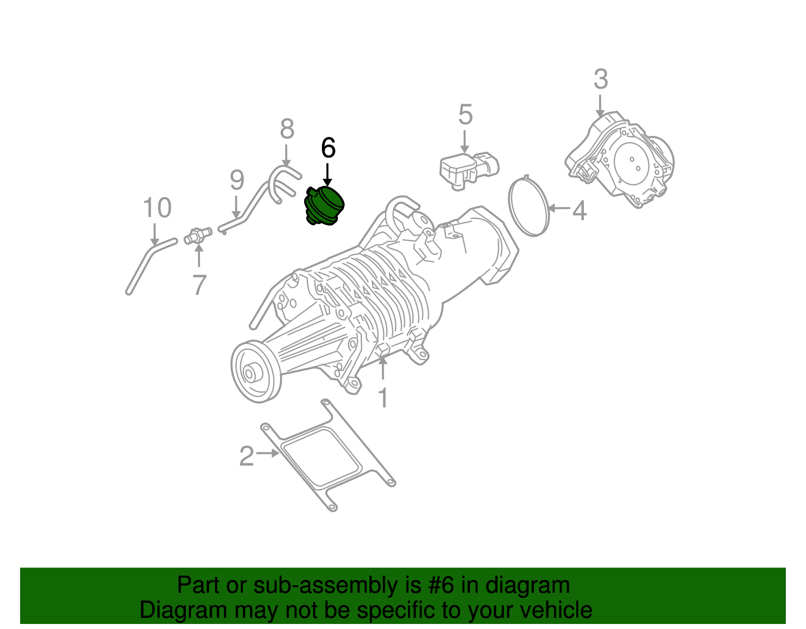 Supercharger Bypass Valve Actuator - GM (12591349)