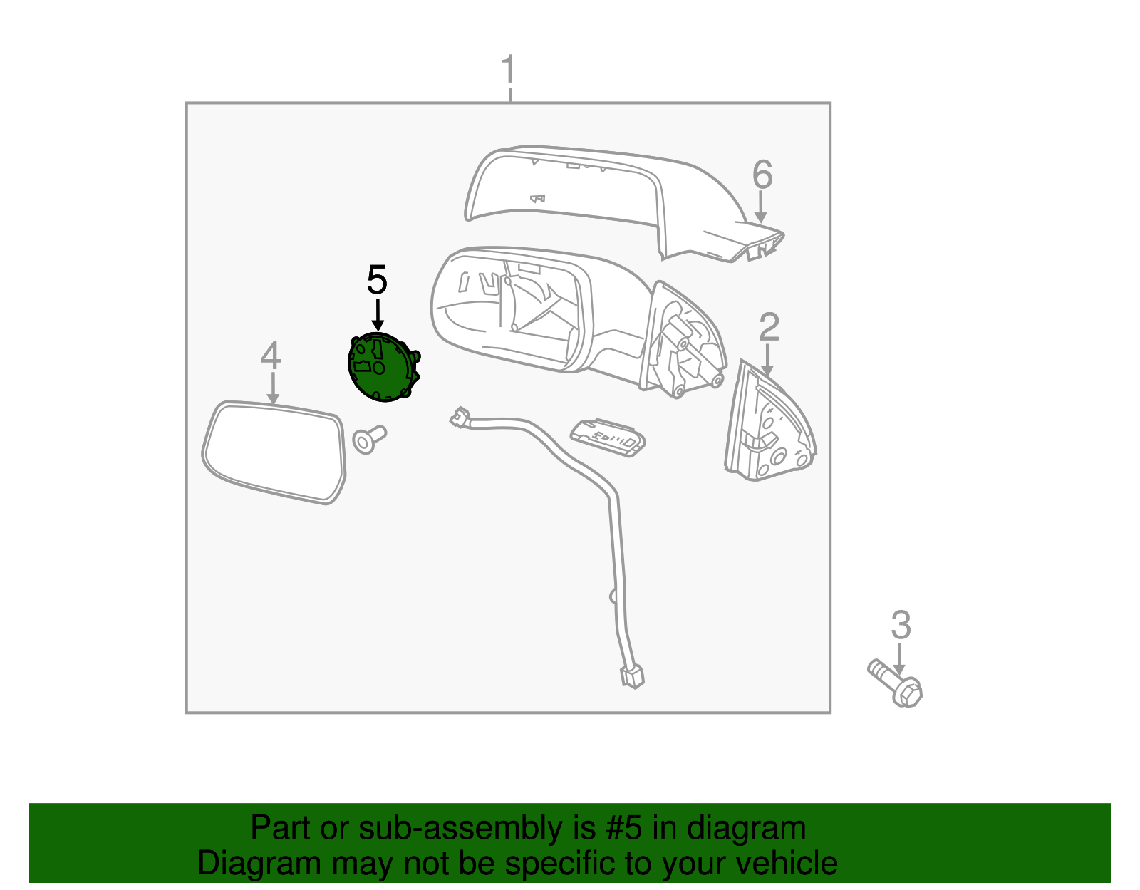 Door Mirror Drive Motor - GM (92221400)