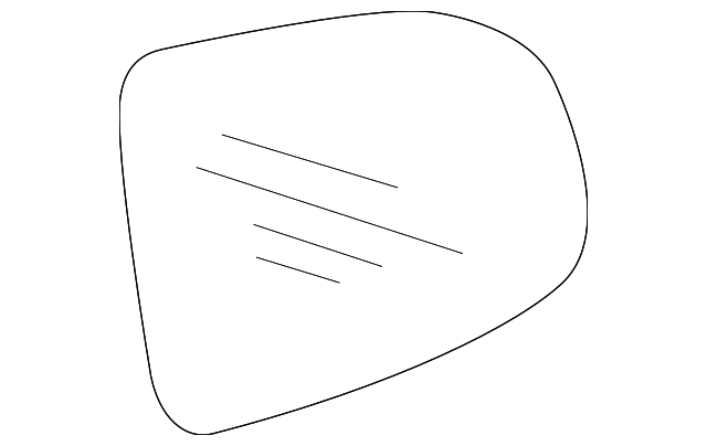 Passenger Side Mirror - GM (88894541)