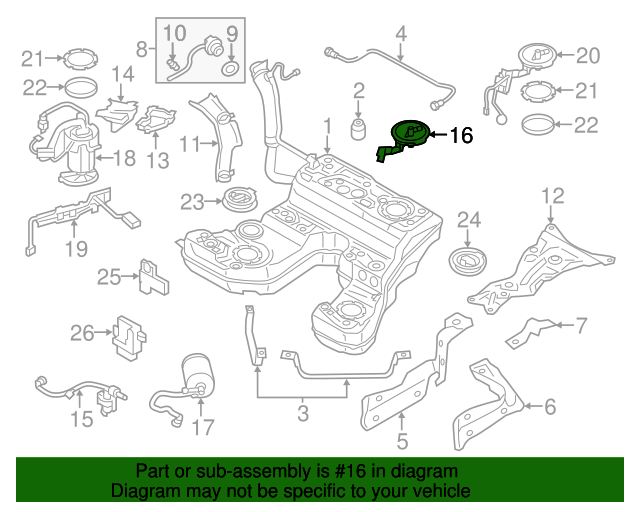 Genuine Audi 4H0919673P Fuel Gauge Sending Unit FREE Shipping on