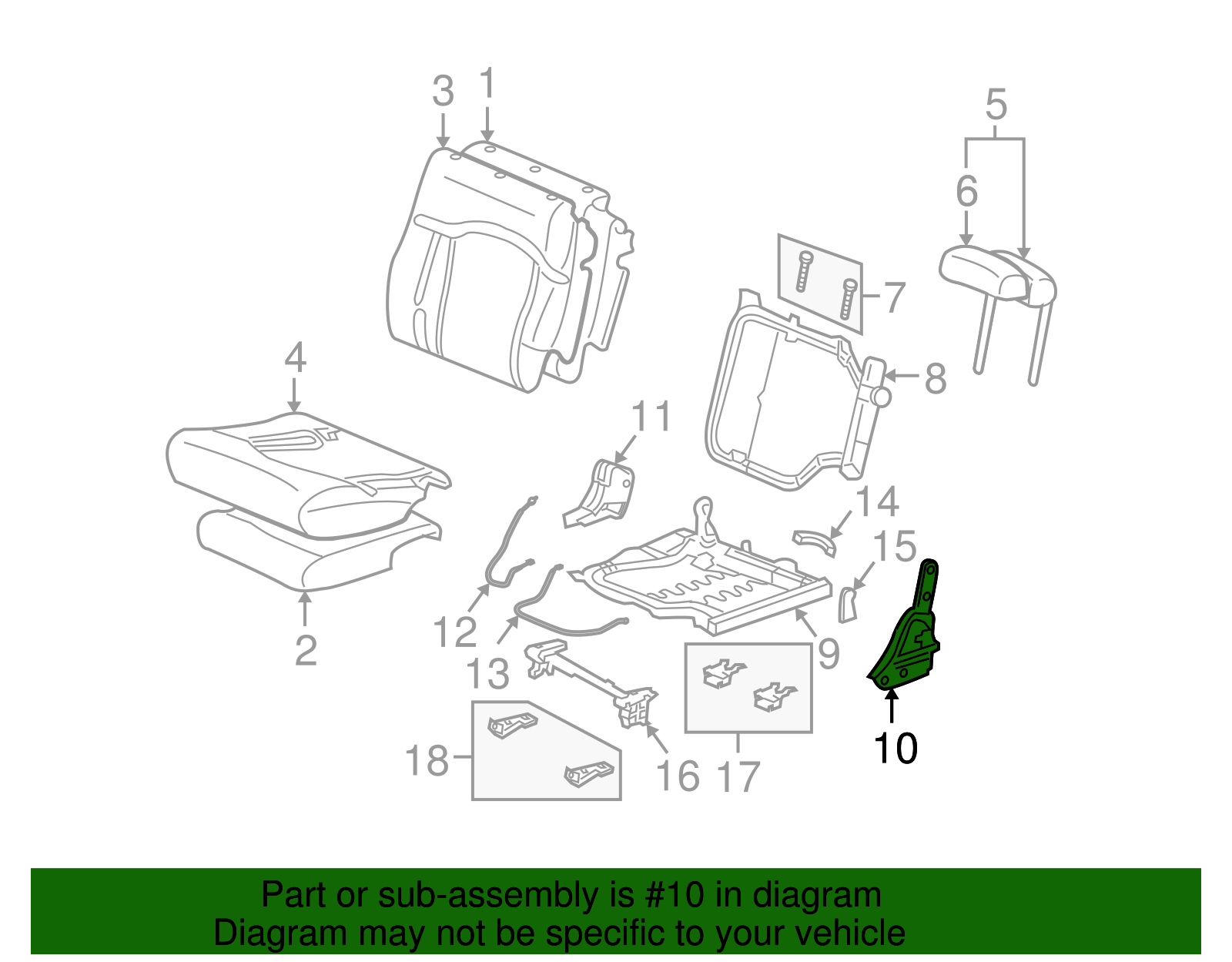 Latch Assembly - GM (88939134)