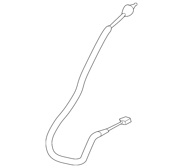 Rear Seat Number 2 Back Latch Release Cable - GM (12478354)