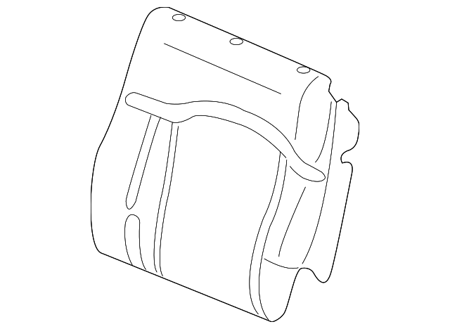 Cover, R/Seat #2 Black Cushion                 *Wheat - GM (88940396)