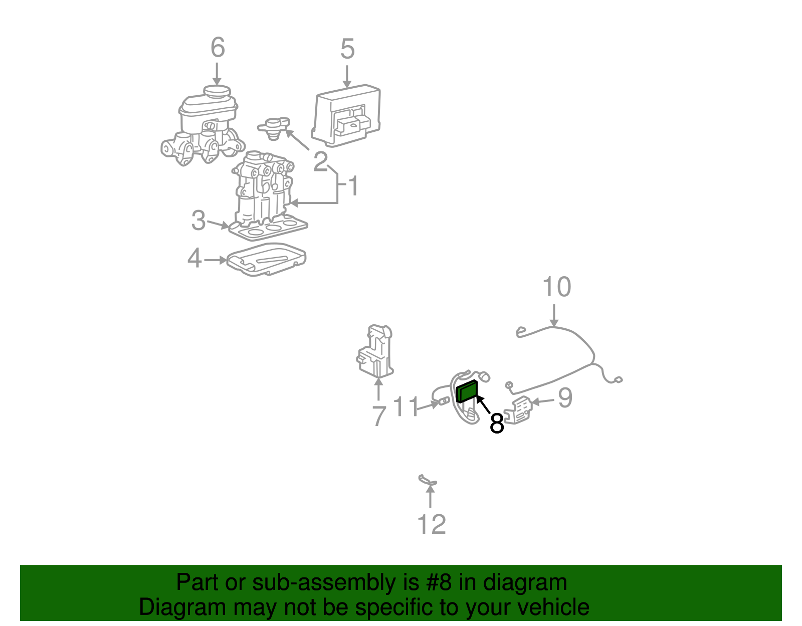 Module Assembly, Elek Tract Control - GM (9385340)