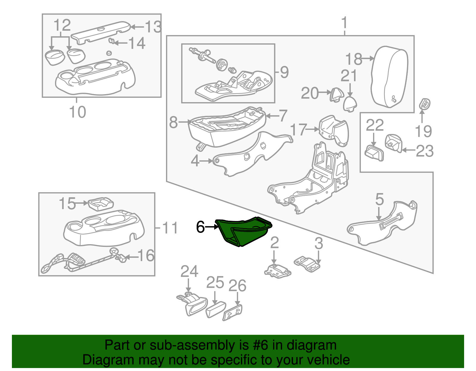 Utility Tray - Ford (YF1Z-5406202-AAA)