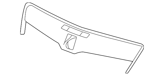 Front Grille Upper Molding - GM (96660595)