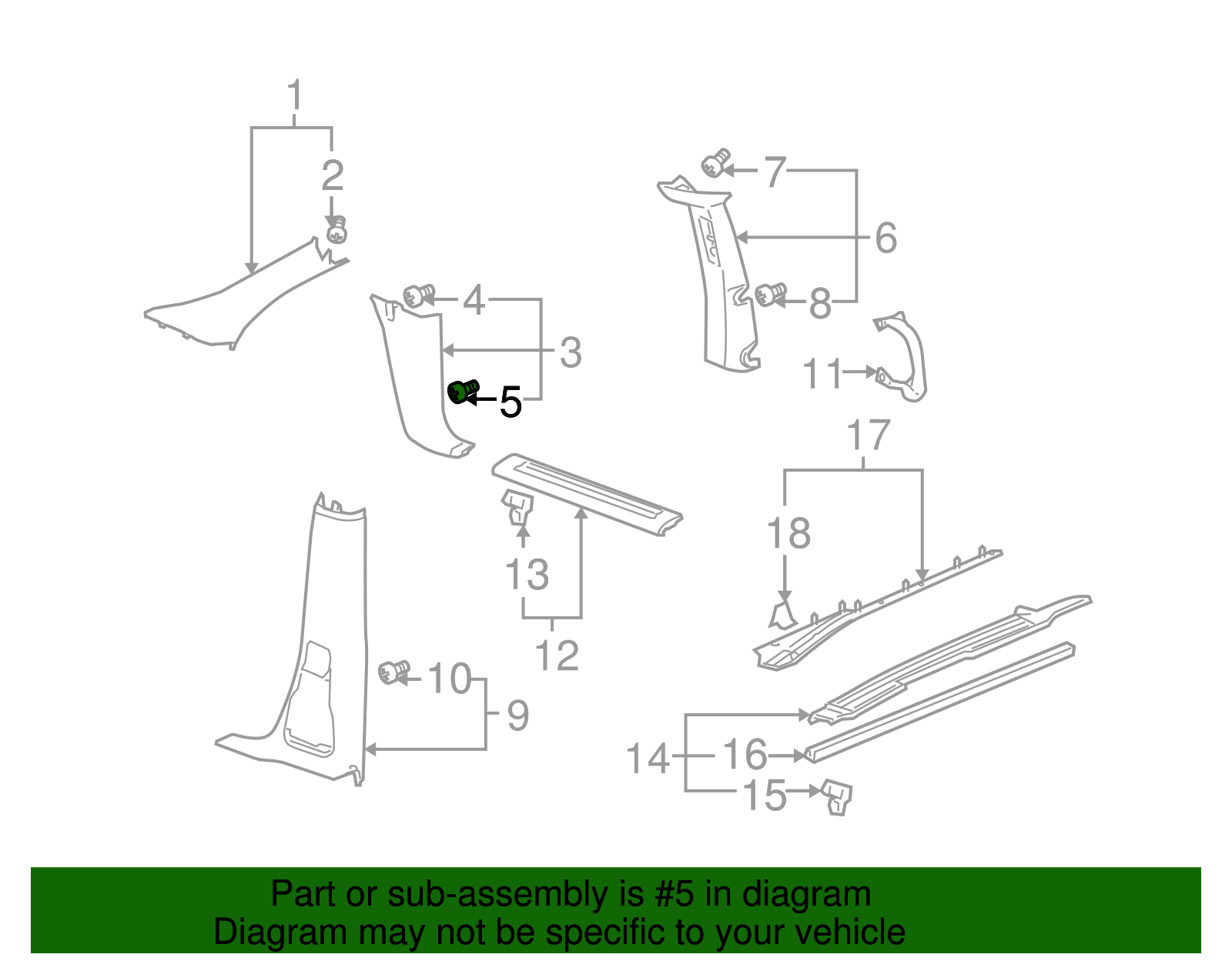 Multi-Purpose Retainer - GM (10285935)
