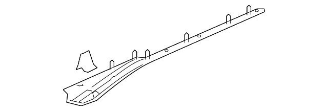 Upper Molding - Buick (25789434)