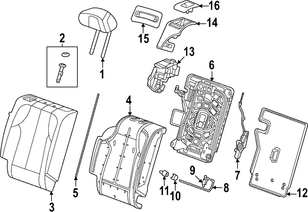 Headrest Guide - GM (85577989)