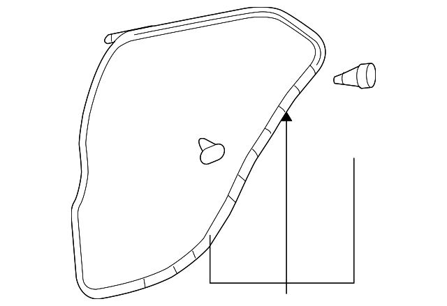 67872-52170 - Door Weather-Strip 2007-2012 Toyota Yaris | Capitol 
